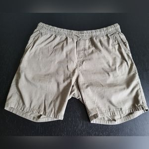 H&M Khaki Green Elastic Band Shirts Size Medium